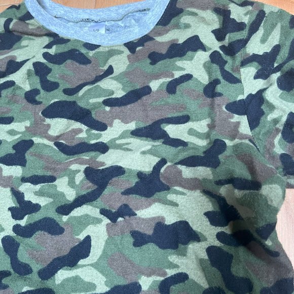 Cotton flannel camo 2 piece pajamas - Picture 3 of 4